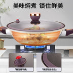 Titanium Non-Stick Cookware | Healthy Oil-Free Cooking, Wipes Clean Instantly