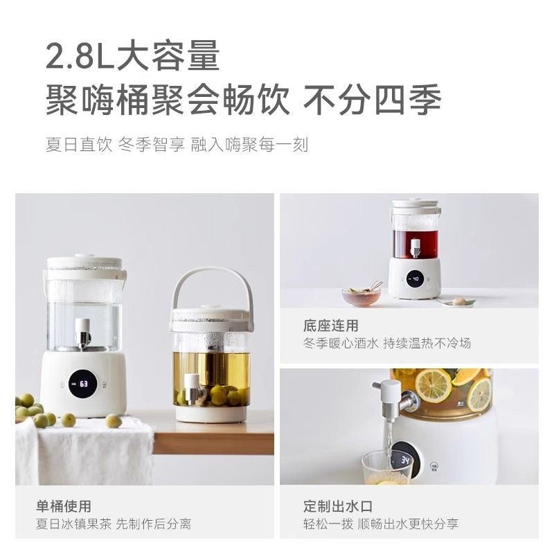 分体养生壶｜水龙头壶果酒花茶恒温炖煮一体