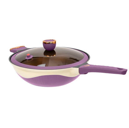 钛金不粘锅 健康少油烟炒锅电磁炉燃气全灶具通用