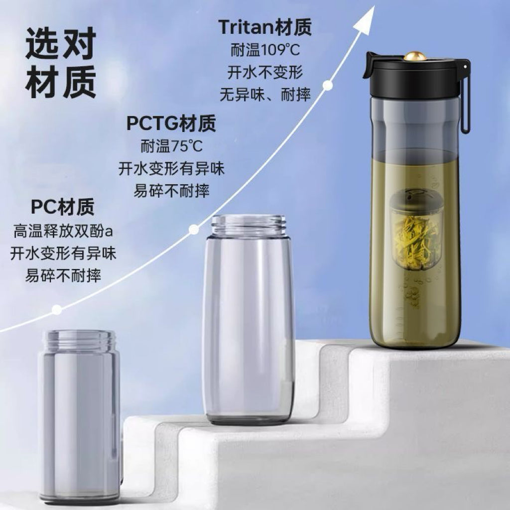 磁彈泡茶杯 乾淨無渣喝出健康好口感